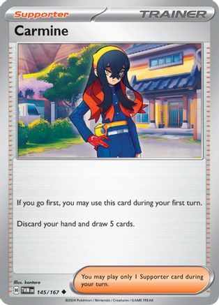 SV06 Twilight Masquerade 145/167 Carmine - Uncommon