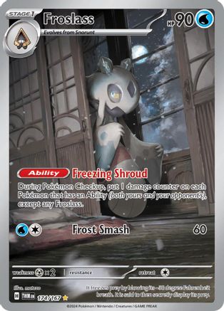 SV06 Twilight Masquerade 174/167 Froslass - Holofoil - Illustration Rare