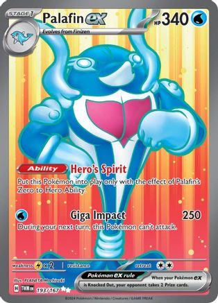 SV06 Twilight Masquerade 193/167 Palafin ex - Holofoil - Ultra Rare