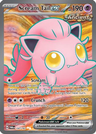 SV06 Twilight Masquerade 197/167 Scream Tail ex - Holofoil - Ultra Rare