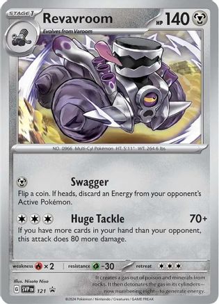SV Scarlet & Violet Promo Cards 121 Revavroom - Holofoil - Promo