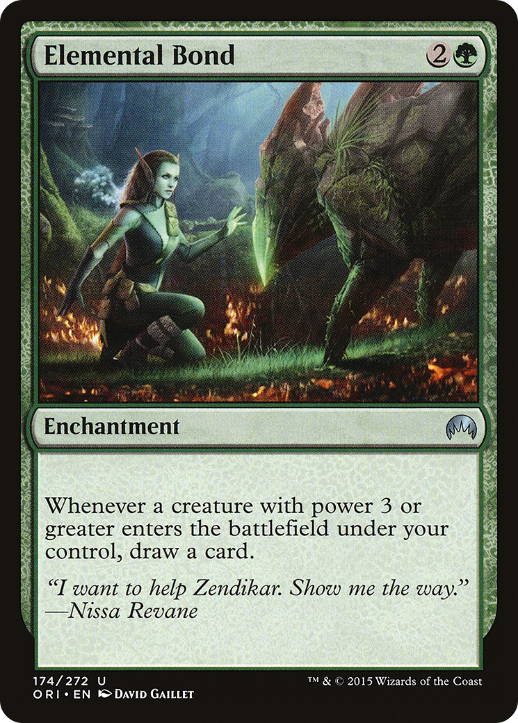 Magic Origins - (ORI-174) - Elemental Bond Foil