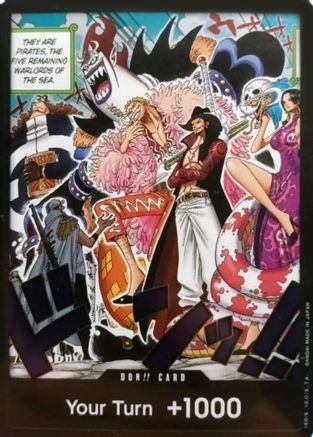 500 Years in the Future DON!! Card (Alternate Art) - Foil - DON!!