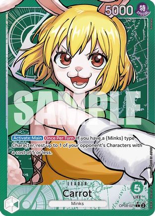 Two Legends OP08-021 Carrot (021) (Parallel) - Foil - Leader