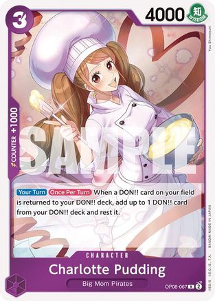 Two Legends OP08-067 Charlotte Pudding (067) (OP08-067) - Foil - Rare