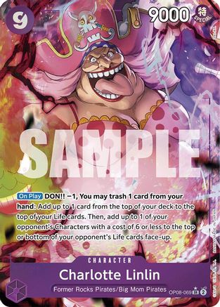 Two Legends OP08-069 Charlotte Linlin (Parallel) (OP08-069) - Foil - Super Rare