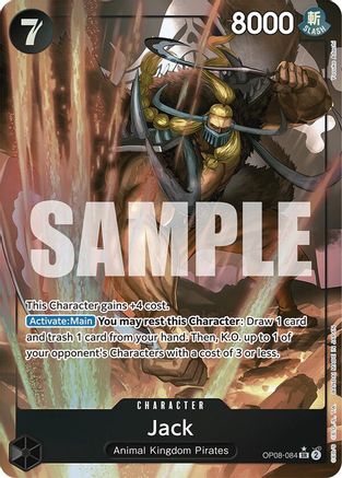Two Legends OP08-084 Jack (Parallel) (OP08-084) - Foil - Super Rare