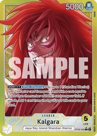 Two Legends OP08-098 Kalgara (098) (Parallel) (OP08-098) - Foil - Leader