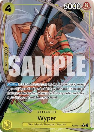 Two Legends OP08-110 Wyper (Parallel) (OP08-110) - Foil - Rare