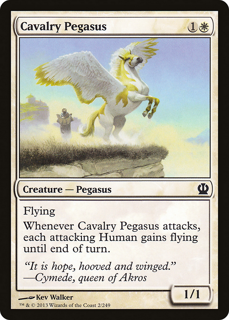 Theros - (THS-002) - Cavalry Pegasus