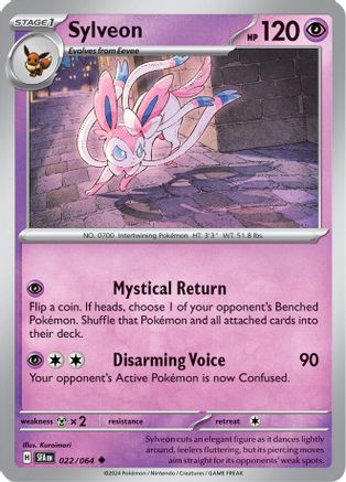 SV Shrouded Fable 022/064 Sylveon - Reverse Holofoil - Uncommon