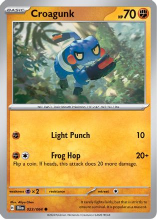 SV Shrouded Fable 023/064 Croagunk - Common