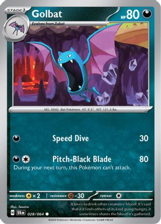 SV Shrouded Fable 028/064 Golbat - Common