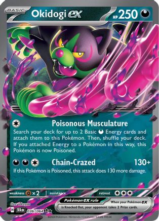 SV Shrouded Fable 036/064 Okidogi ex - Holofoil - Double Rare