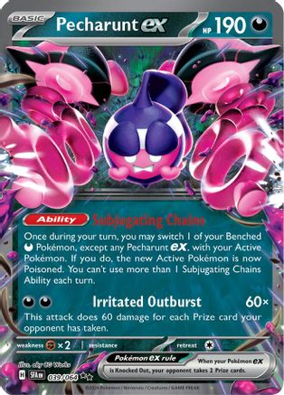 SV Shrouded Fable 039/064 Pecharunt ex - Holofoil - Double Rare