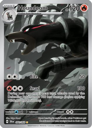 SV Shrouded Fable 066/064 Houndoom - Holofoil - Illustration Rare