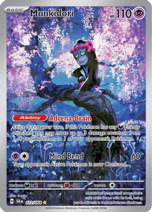 SV Shrouded Fable 072/064 Munkidori - Holofoil - Illustration Rare