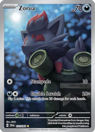 SV Shrouded Fable 075/064 Zorua - Holofoil - Illustration Rare