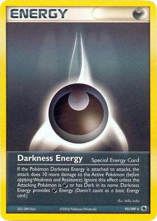 Deck Exclusives 093/109 Darkness Energy (Special) - Rare