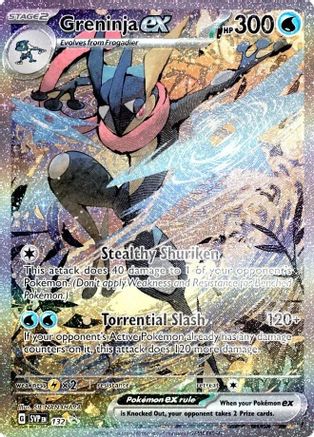 SV Scarlet & Violet Promo Cards 132 Greninja ex - Holofoil - Promo