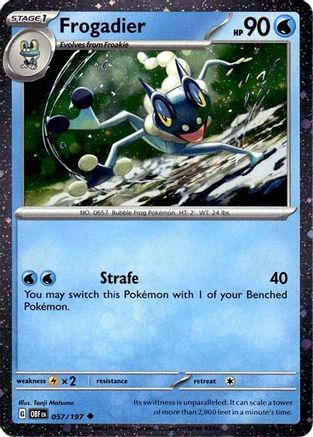 Miscellaneous Cards & Products 057/197 Frogadier - Holofoil - Promo