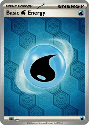 SV Shrouded Fable 003 Basic Water Energy - Reverse Holofoil - Common