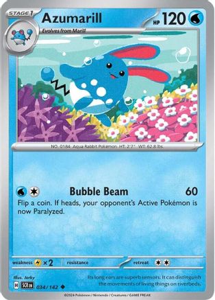 SV07 Stellar Crown 034/142 Azumarill - Uncommon