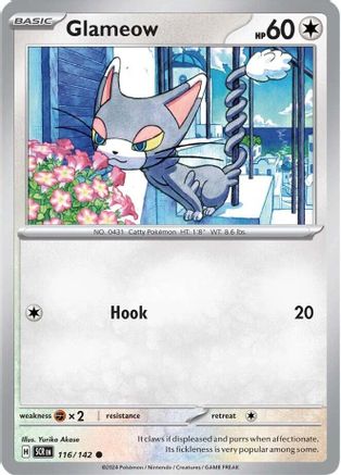 SV07 Stellar Crown 116/142 Glameow - Common
