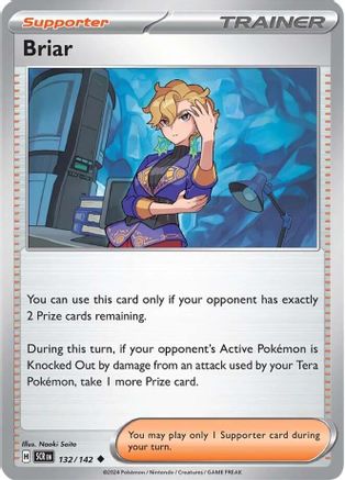 SV07 Stellar Crown 132/142 Briar - Reverse Holofoil - Uncommon