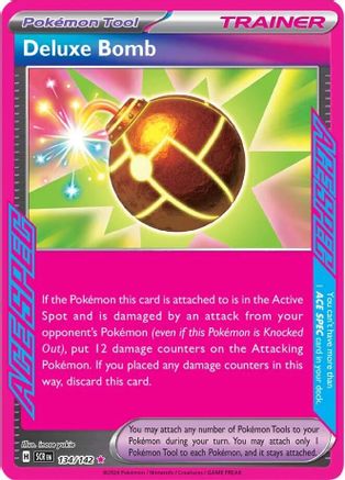 SV07 Stellar Crown 134/142 Deluxe Bomb - Holofoil - ACE SPEC Rare