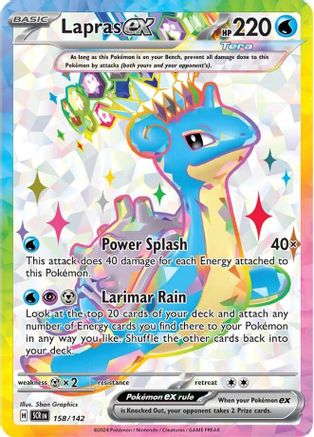 SV07 Stellar Crown 158/142 Lapras ex - Holofoil - Ultra Rare
