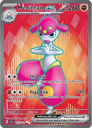 SV07 Stellar Crown 161/142 Medicham ex - Holofoil - Ultra Rare