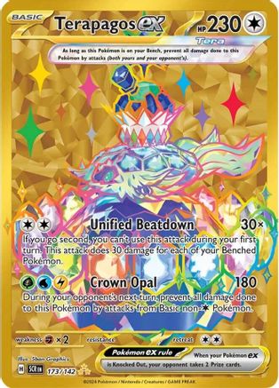 SV07 Stellar Crown 173/142 Terapagos ex - Holofoil - Hyper Rare