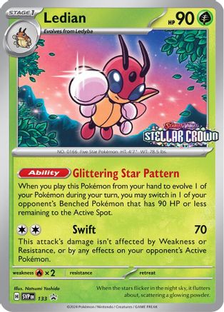 SV Scarlet & Violet Promo Cards 133 Ledian - Holofoil - Promo