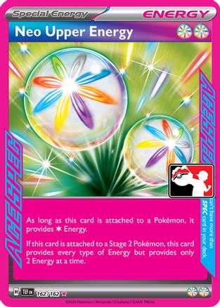 Prize Pack Series Cards /162 Neo Upper Energy - Holofoil - ACE SPEC Rare