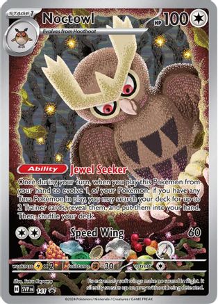 SV Scarlet & Violet Promo Cards 141 Noctowl - Holofoil - Promo
