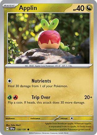 SV08 Surging Sparks 138/191 Applin - Common