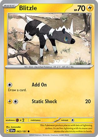 SV08 Surging Sparks 062/191 Blitzle - Common