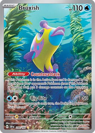 SV08 Surging Sparks 200/191 Bruxish - Holofoil - Illustration Rare