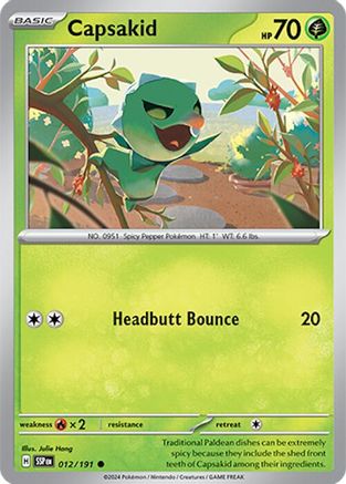 SV08 Surging Sparks 012/191 Capsakid - Common