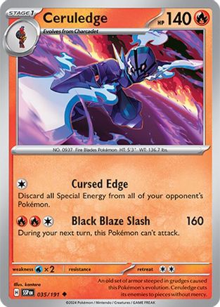 SV08 Surging Sparks 035/191 Ceruledge - Uncommon