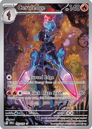 SV08 Surging Sparks 197/191 Ceruledge - Holofoil - Illustration Rare