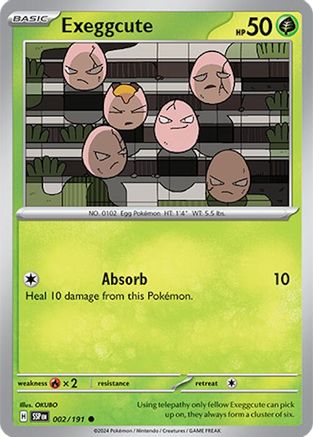 SV08 Surging Sparks 002/191 Exeggcute - Common