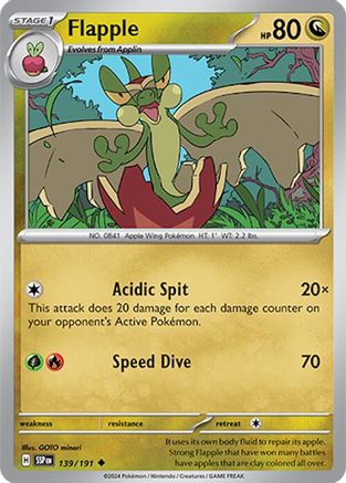 SV08 Surging Sparks 139/191 Flapple - Uncommon