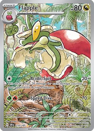 SV08 Surging Sparks 210/191 Flapple - Holofoil - Illustration Rare