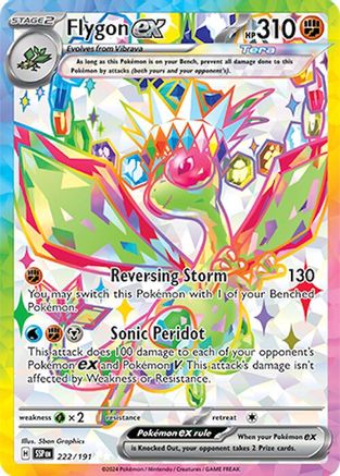 SV08 Surging Sparks 222/191 Flygon ex - Holofoil - Ultra Rare