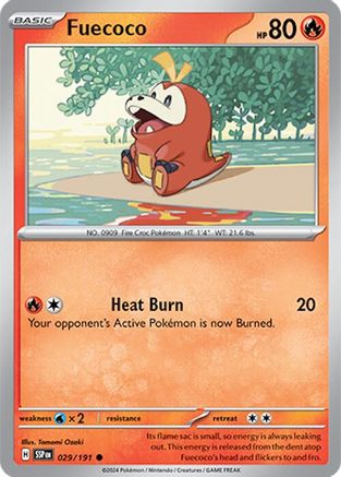 SV08 Surging Sparks 029/191 Fuecoco - Common