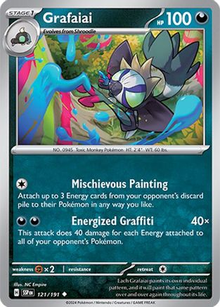 SV08 Surging Sparks 121/191 Grafaiai - Uncommon