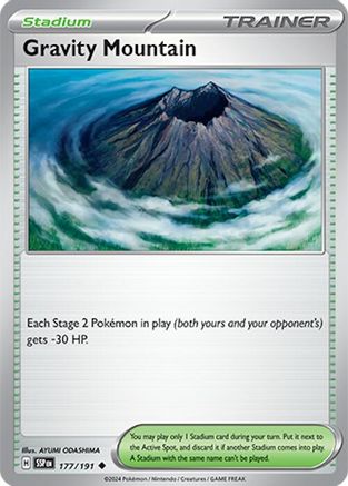 SV08 Surging Sparks 177/191 Gravity Mountain - Uncommon