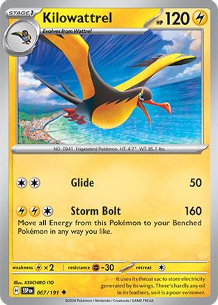 SV08 Surging Sparks 067/191 Kilowattrel - Uncommon
